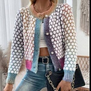 Colorful cardigan